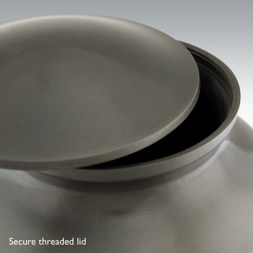 Classic Silver Keepsake Urn - Image 2