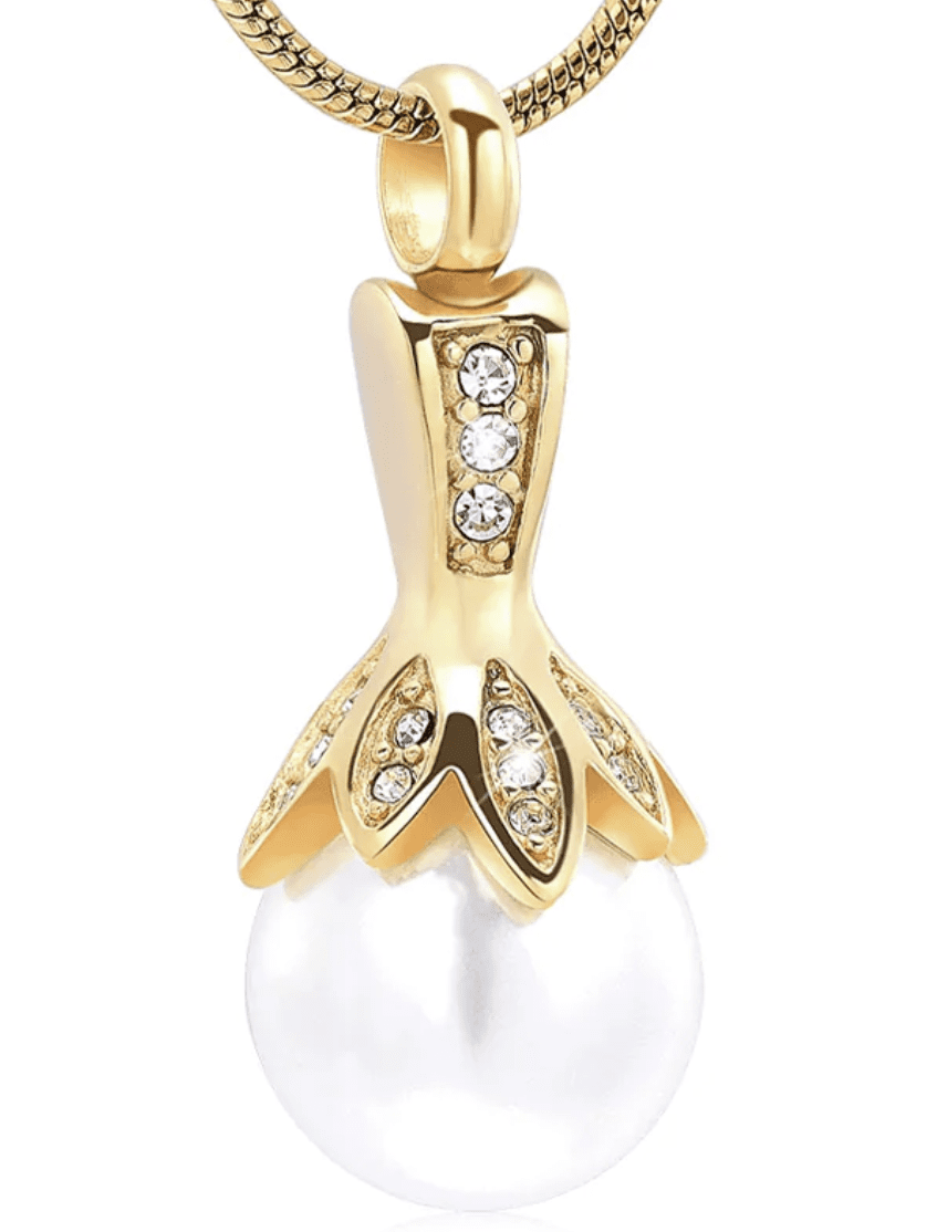 Pearl Flower Pendant (multiple colors available)