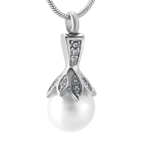 Pearl Flower Pendant (multiple colors available) - Image 3