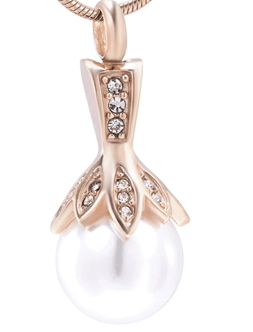 Pearl Flower Pendant (multiple colors available) - Image 2