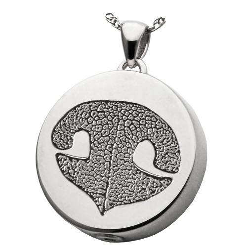 Actual Nose Print Pendant - Round - Image 5
