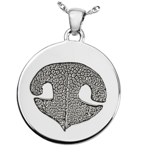 Actual Nose Print Pendant - Round - Image 3