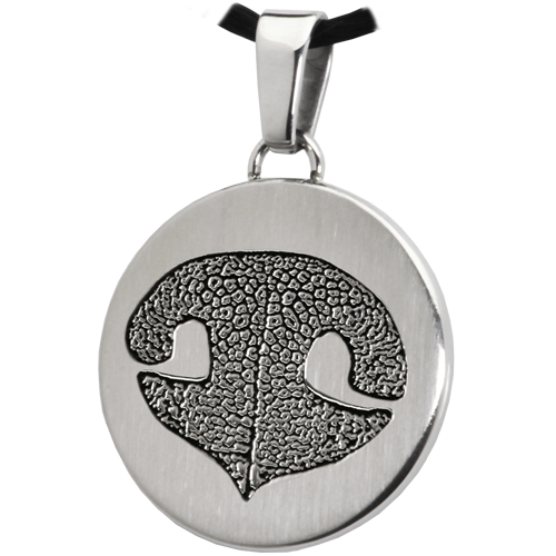 Actual Nose Print Pendant - Round - Image 2