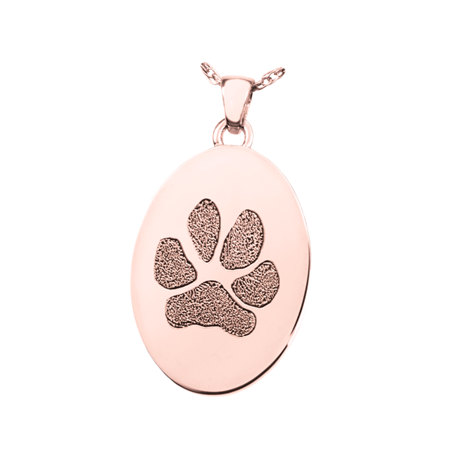 Actual Paw Print Pendant - Oval - Image 6