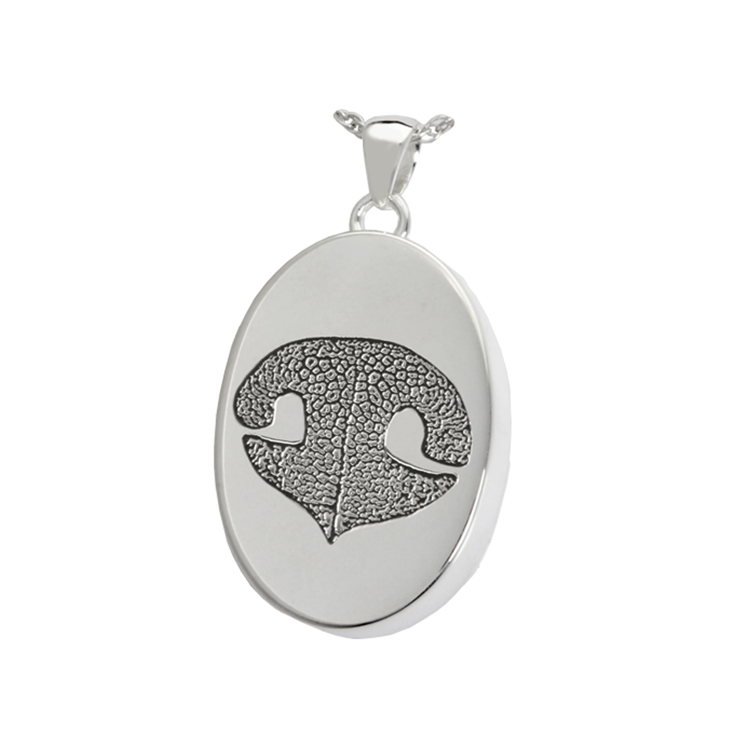 Actual Nose Print Pendant - Oval - Image 5