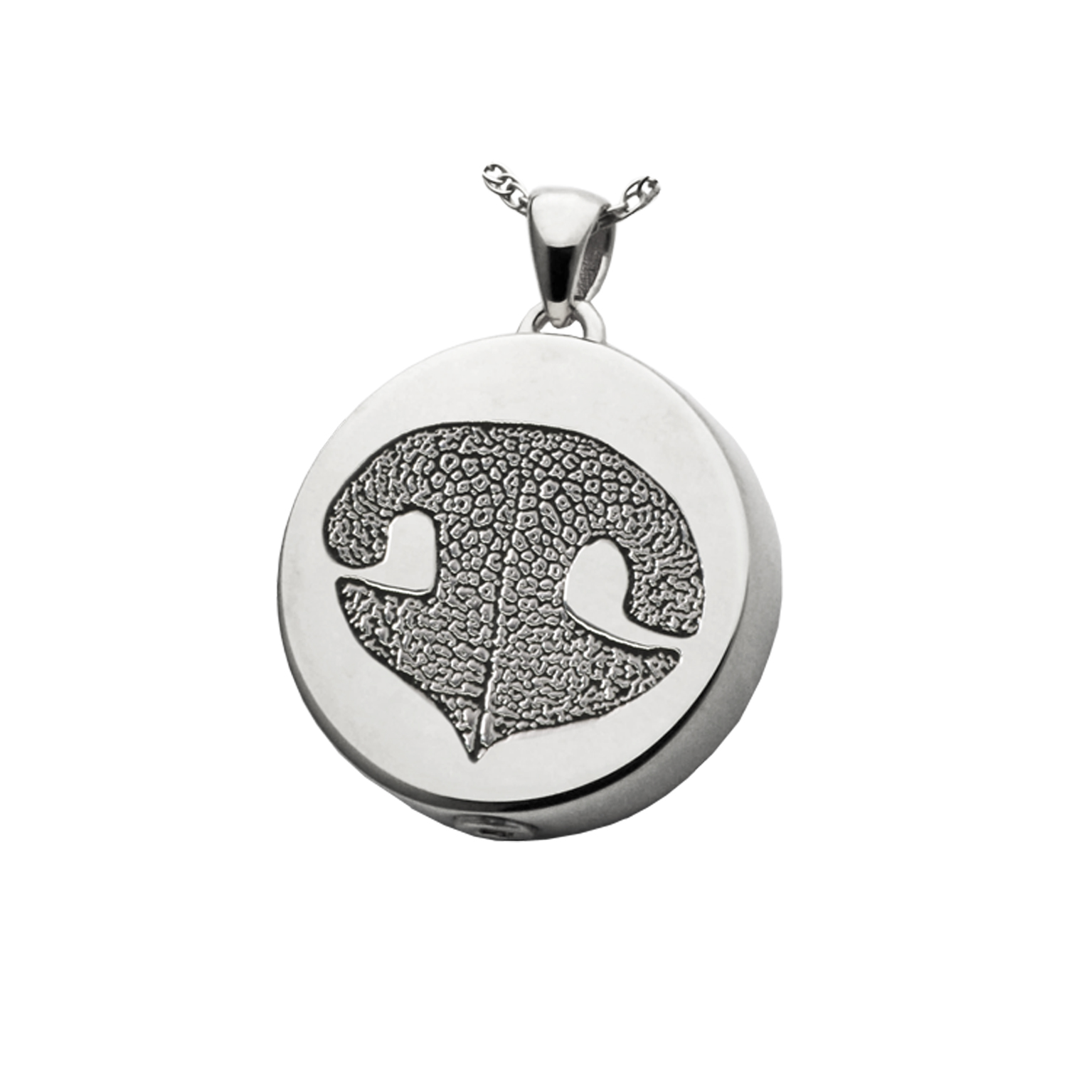 Actual Nose Print Pendant - Round - Image 6