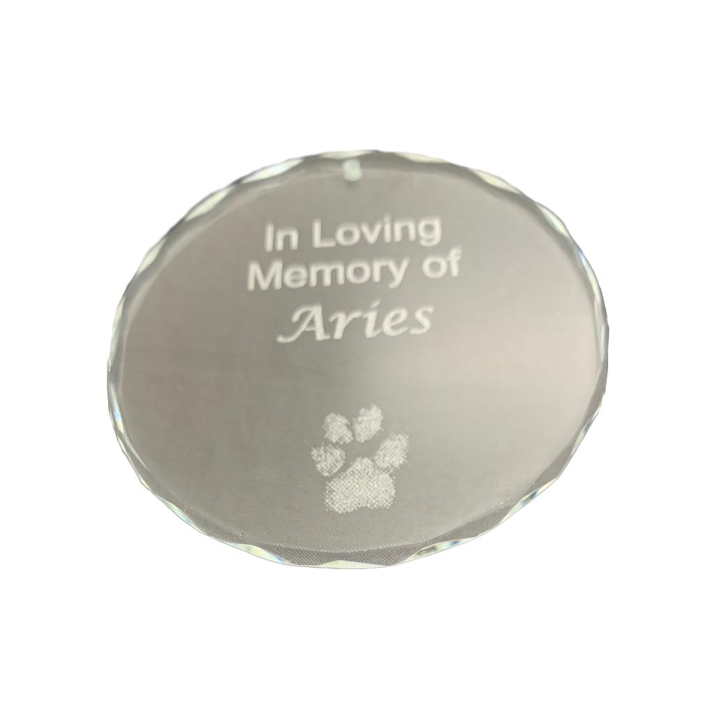 In Loving Memory Actual Paw/Nose Print Ornament - Image 4